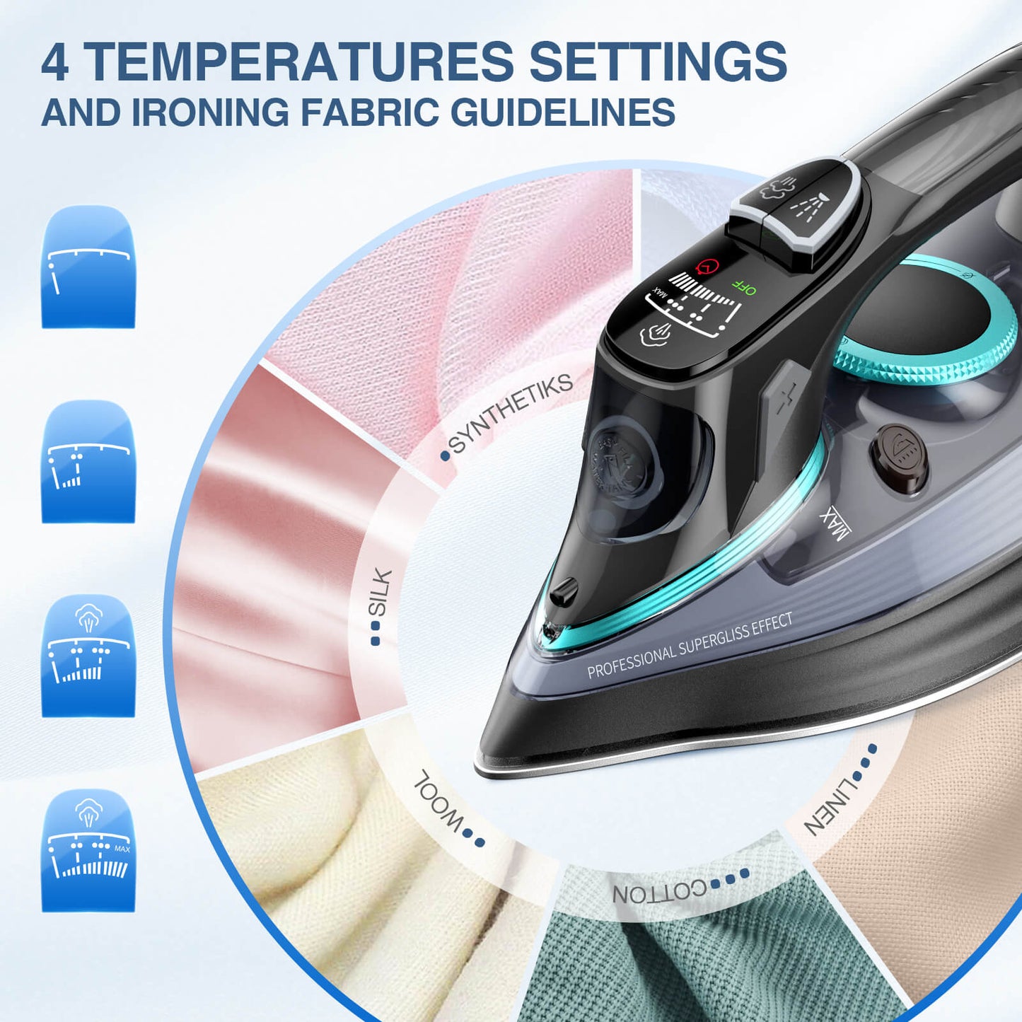 Sundu Steam Iron for Clothes 1700W