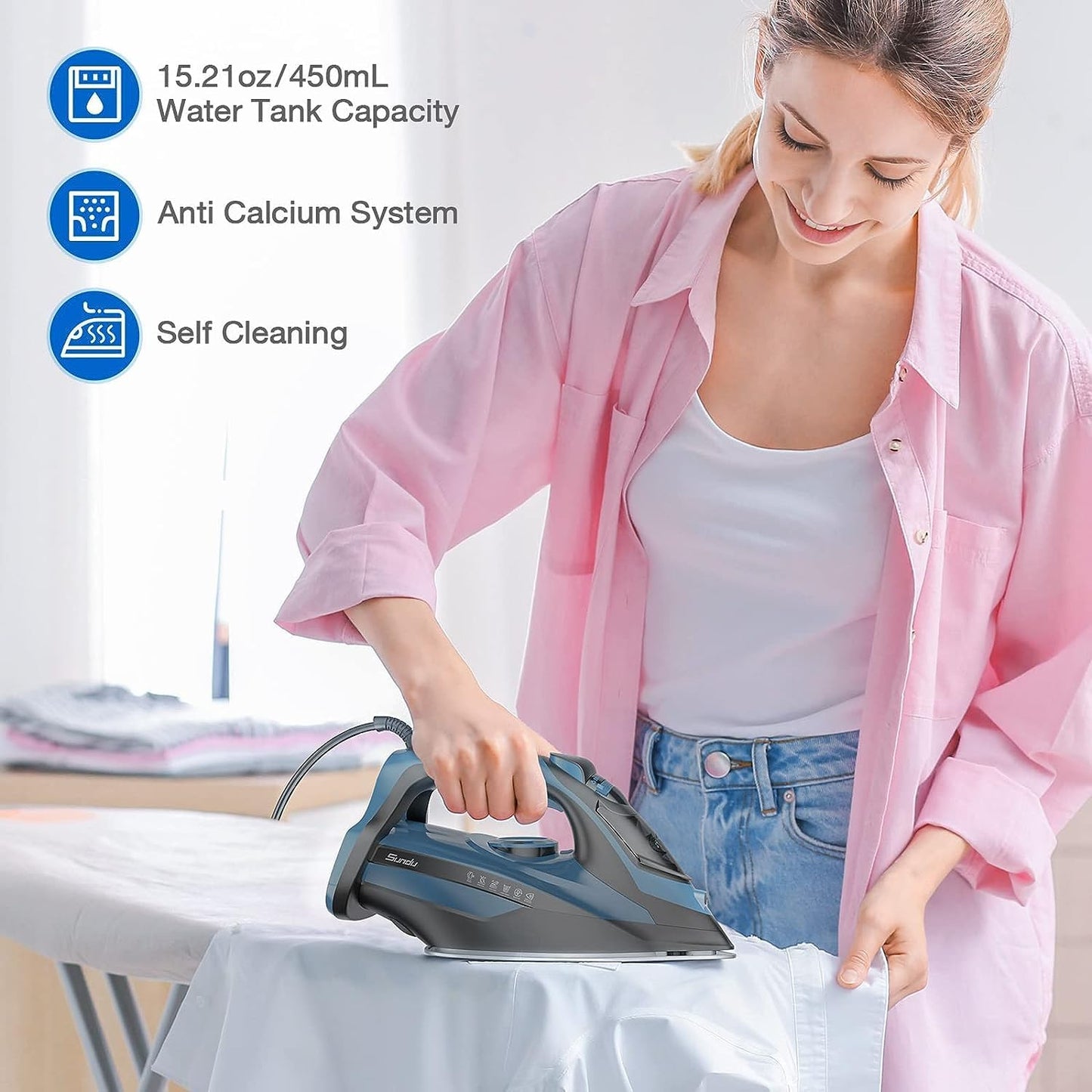 Sundu Steam Iron for Clothes