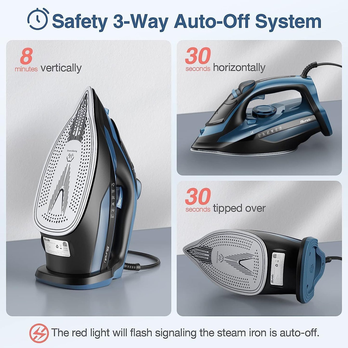 Sundu Steam Iron for Clothes