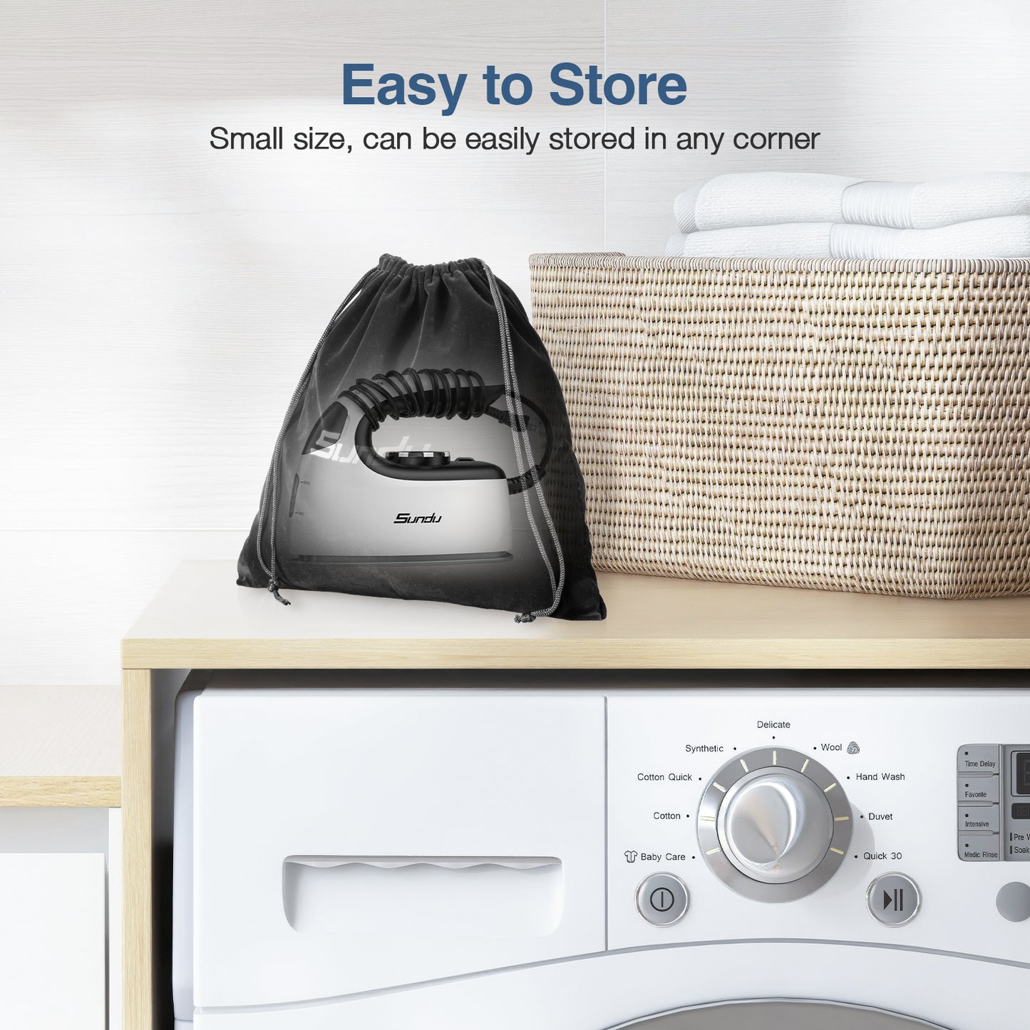 Sundu Mini Portable Steam Iron for Travel