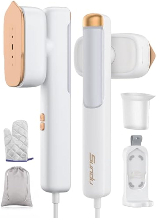 Sundu 2-in-1 Travel Steamer & Iron | 20-Min Continuous Steam