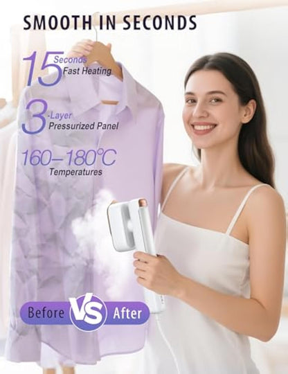 Sundu 2-in-1 Travel Steamer & Iron | 20-Min Continuous Steam