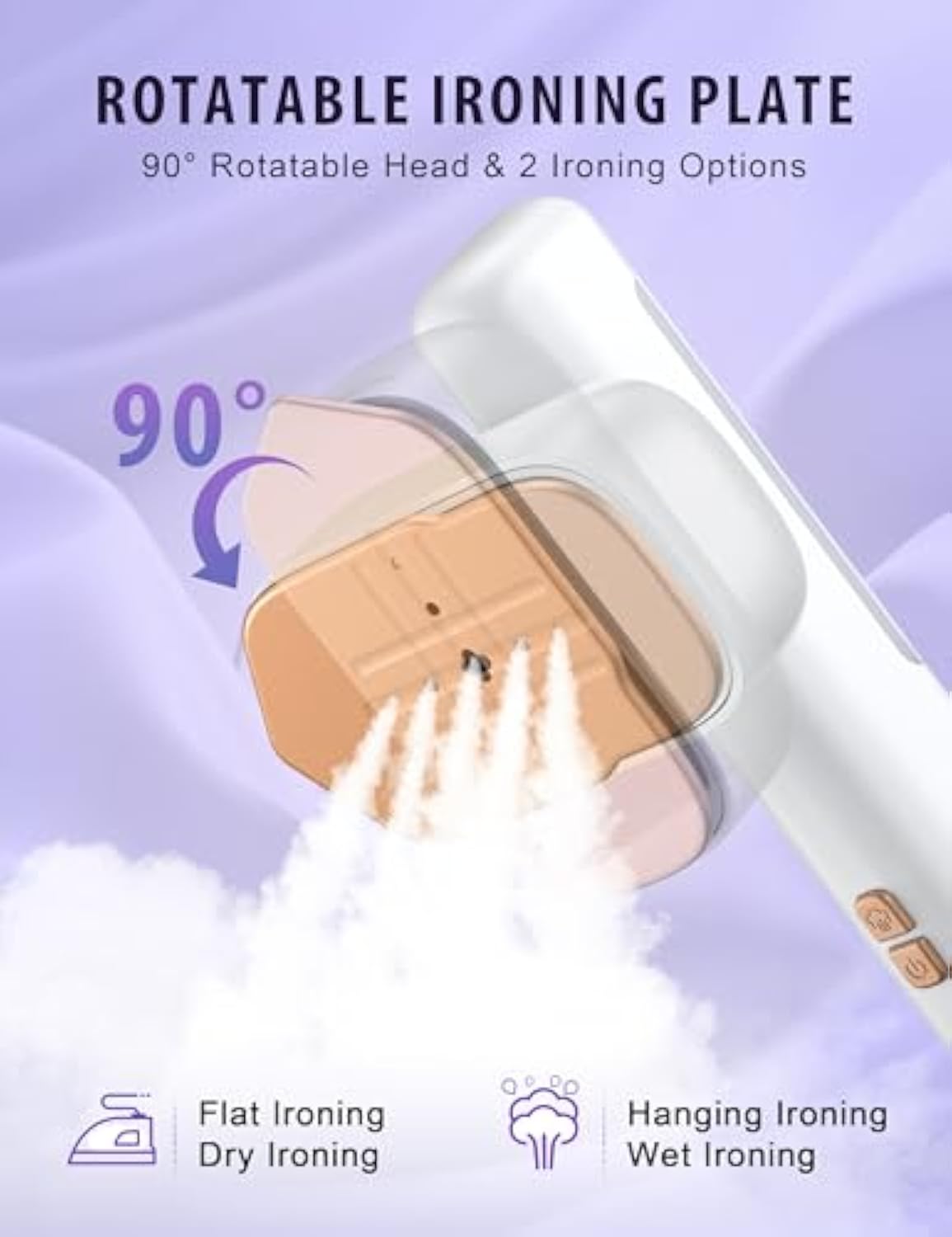 Sundu 2-in-1 Travel Steamer & Iron | 20-Min Continuous Steam
